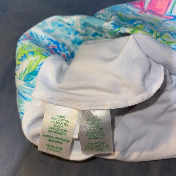 Lilly Pulitzer Womens Madison Skort What A Lovely Place Beach Tropical Size L - Picture 5 of 5